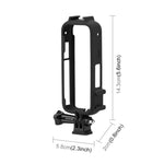 適用於 Insta360 X3 PULUZ 冷靴PC塑料保護框，帶轉接座及螺絲，PC框架