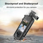適用於 Insta360 X3 PULUZ 冷靴PC塑料保護框，帶轉接座及螺絲，PC框架