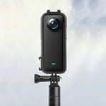 適用於 Insta360 X3 PULUZ 冷靴PC塑料保護框，帶轉接座及螺絲，PC框架