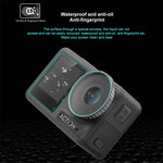 適用於 DJI Osmo Action 3 PULUZ 3合1 鏡頭前後螢幕鋼化玻璃防爆膜，適用於 DJI Osmo Action 3