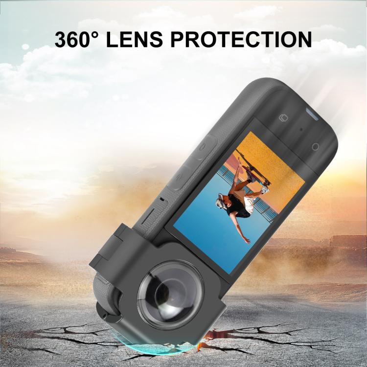 適用於 Insta360 X3 PULUZ 鏡頭保護蓋，鏡頭護罩