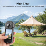 適用於 Insta360 X3 PULUZ 鏡頭保護蓋，鏡頭護罩