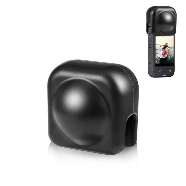 適用於 Insta360 X3 PULUZ 矽膠保護鏡頭蓋，矽膠鏡頭蓋