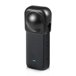 適用於 Insta360 X3 PULUZ 矽膠保護鏡頭蓋，矽膠鏡頭蓋