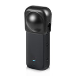 適用於 Insta360 X3 PULUZ 矽膠保護鏡頭蓋，矽膠鏡頭蓋