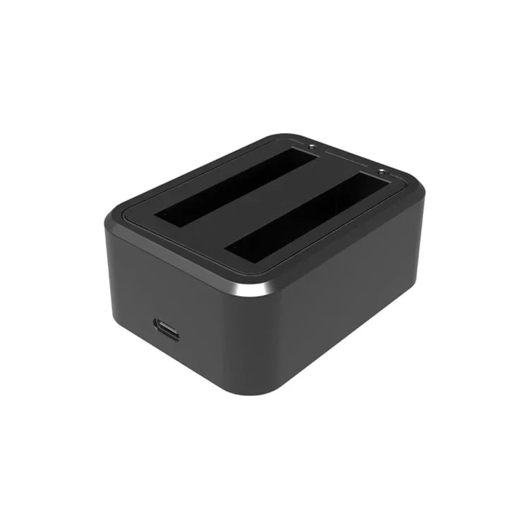 適用於 Insta360 X3 PULUZ USB 雙電池充電器，附指示燈，電池充電器