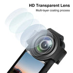 適用於Insta360 X3 PULUZ升級光學玻璃鏡頭保護蓋，升級鏡頭保護