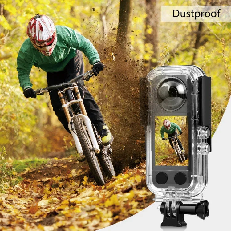 適用於 Insta360 X3 PULUZ 30米水下防水保護殼，30米防水殼