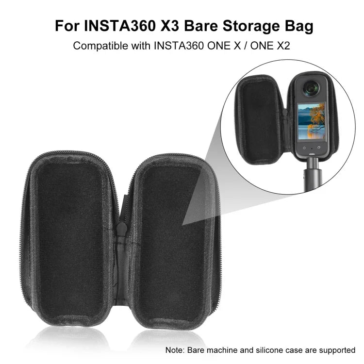 適用於Insta360 X3 / X4 Air / ONE X2 PULUZ相機便攜收納包，適用Insta360 X3收納盒