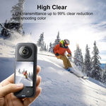 適用於Insta360 X3 PULUZ 2片曲面高清螢幕保護膜，適用Insta360 X3