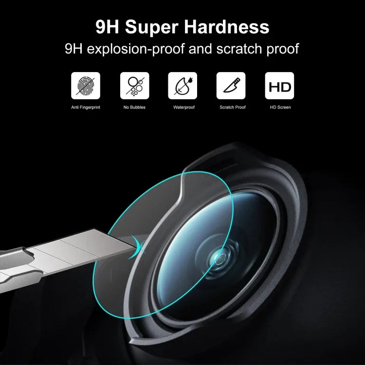 適用於 DJI Avata PULUZ 2片鋼化玻璃無人機鏡頭保護膜，適用於 DJI Avata