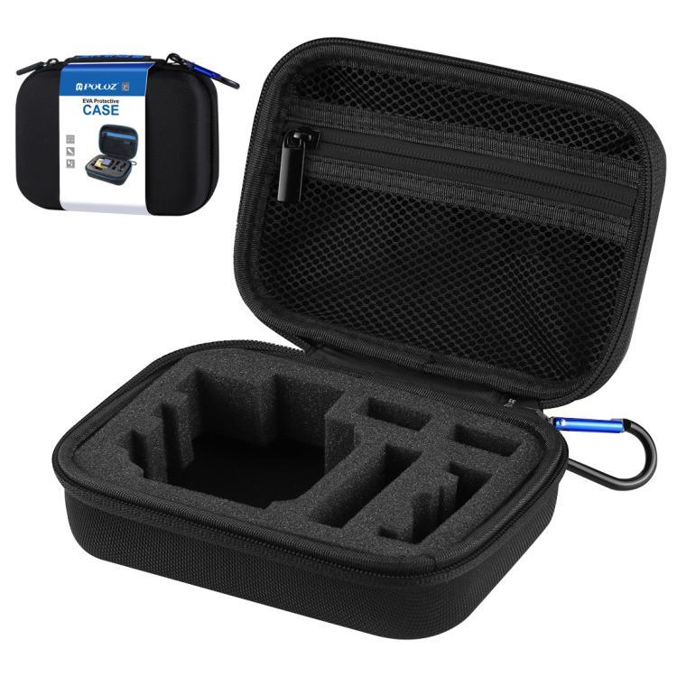 PULUZ防水攜帶及旅行收納包，適用GoPro、DJI Osmo Action及其他運動相機配件，小尺寸：16cm x 12cm x 7cm，適用GoPro