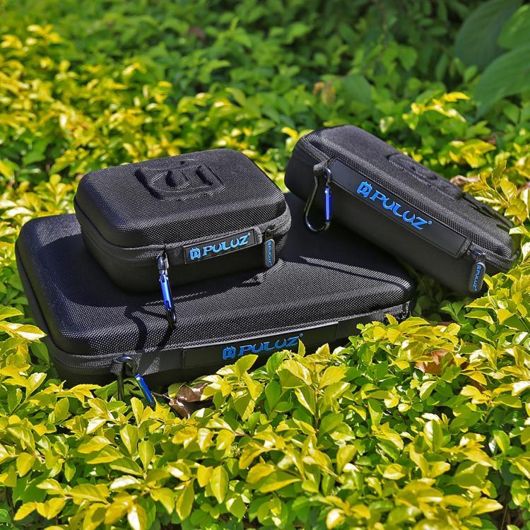 PULUZ防水攜帶及旅行收納包，適用GoPro、DJI Osmo Action及其他運動相機配件，小尺寸：16cm x 12cm x 7cm，適用GoPro
