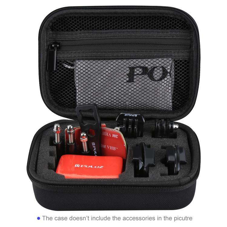 PULUZ防水攜帶及旅行收納包，適用GoPro、DJI Osmo Action及其他運動相機配件，小尺寸：16cm x 12cm x 7cm，適用GoPro