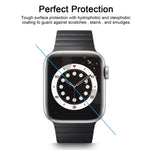 適用於 Apple Watch Edition 38mm 38mm 錶盤直徑 9H+ 表面硬度 2.5D 防爆鋼化玻璃膜，適用於 Series 3&2&1 38mm