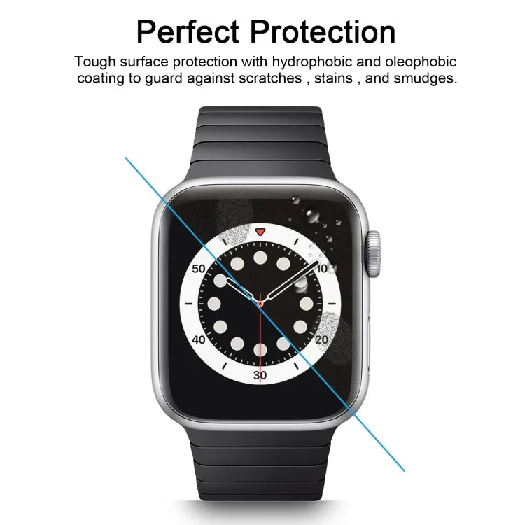 適用於 Apple Watch Edition 38mm 38mm 錶盤直徑 9H+ 表面硬度 2.5D 防爆鋼化玻璃膜，適用於 Series 3&2&1 38mm