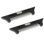2 PCS for Apple Watch 38mm Metal Strap Connector Metal Buckle