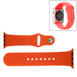 適用於 Apple Watch Sport 38mm 高性能橡膠運動錶帶，帶針扣及摺疊扣