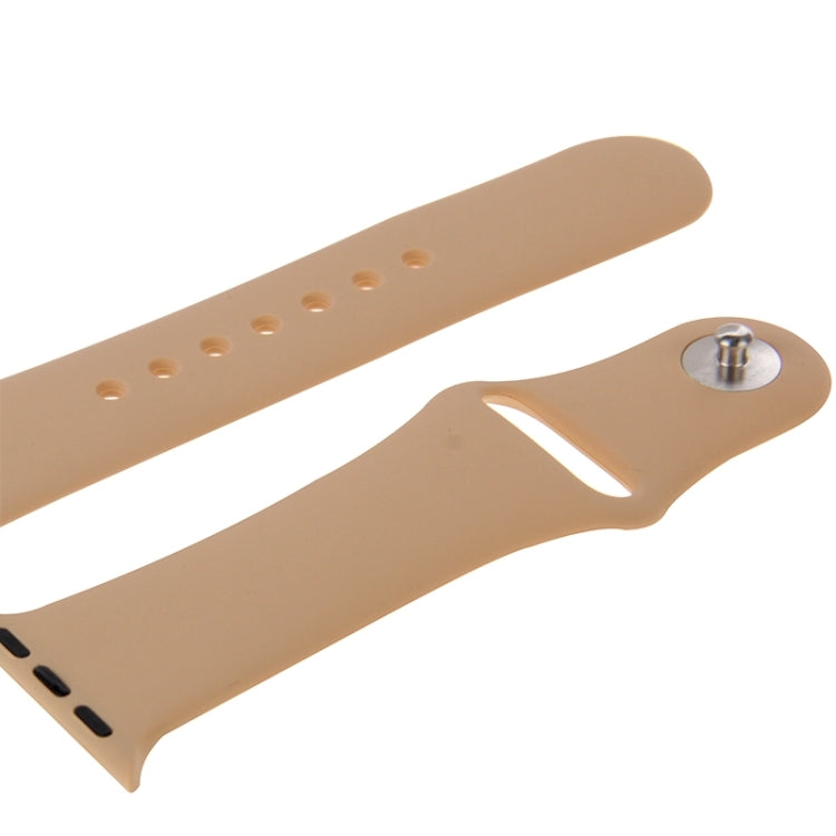 適用於 Apple Watch Sport 38mm 高性能橡膠運動錶帶，帶針扣及摺疊扣