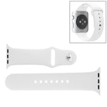 適用於 Apple Watch Sport 38mm 高性能橡膠運動錶帶，帶針扣及摺疊扣