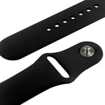 適用於 Apple Watch Sport 42mm 高性能橡膠運動錶帶，帶針扣及摺疊扣