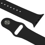 適用於 Apple Watch Sport 42mm 高性能橡膠運動錶帶，帶針扣及摺疊扣