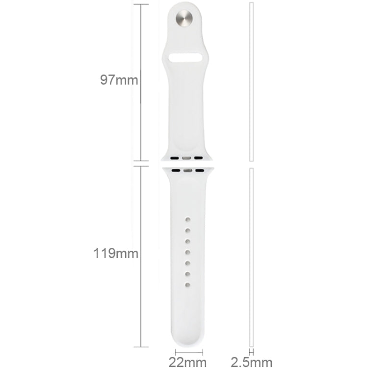 適用於 Apple Watch Sport 42mm 高性能橡膠運動錶帶，帶針扣及摺疊扣