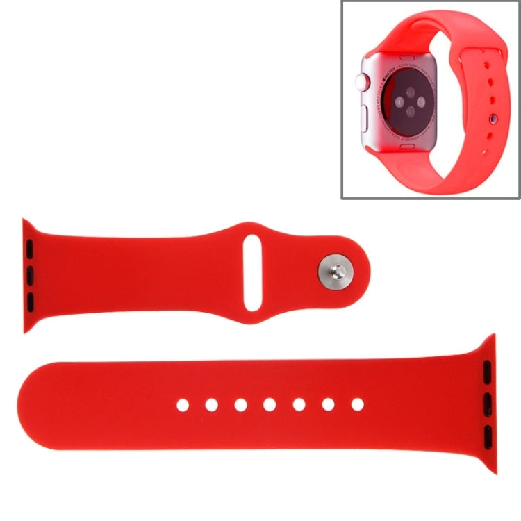 適用於 Apple Watch Sport 42mm 高性能橡膠運動錶帶，帶針扣及摺疊扣