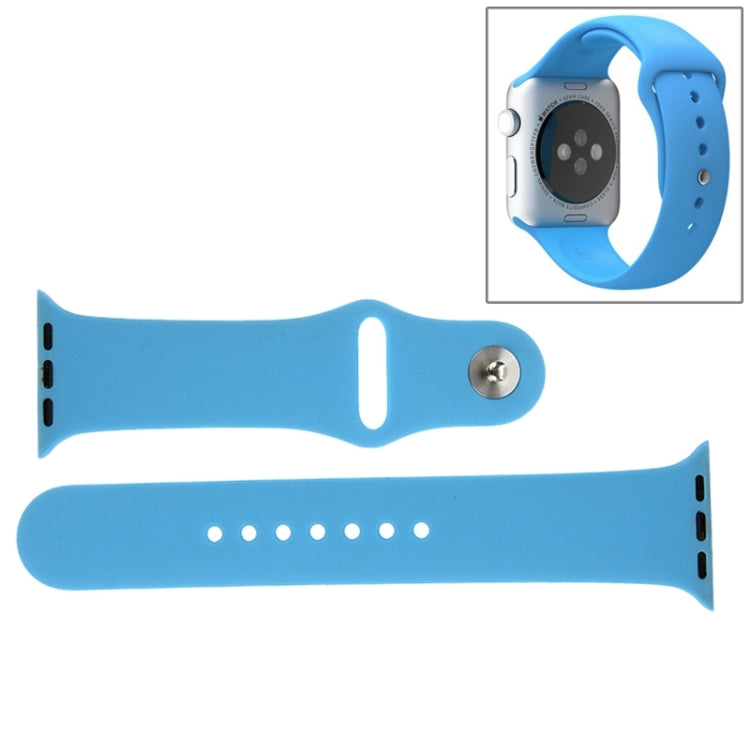 適用於 Apple Watch Sport 42毫米 高性能加長橡膠運動錶帶，帶針扣式閉合