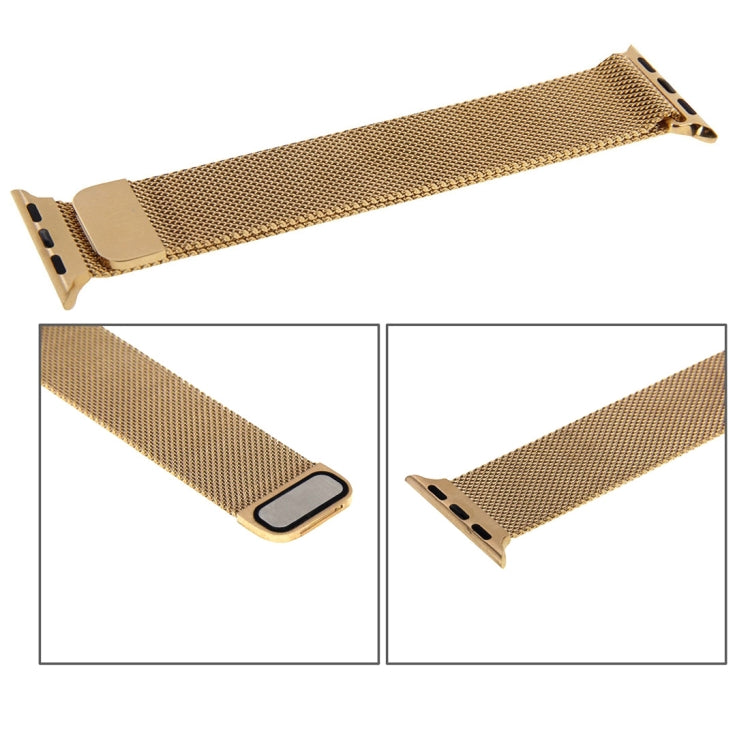 適用於 Apple Watch 38mm 米蘭尼斯磁吸不鏽鋼錶帶，適用於 Apple Watch 42mm / 41mm / 40mm / 38mm