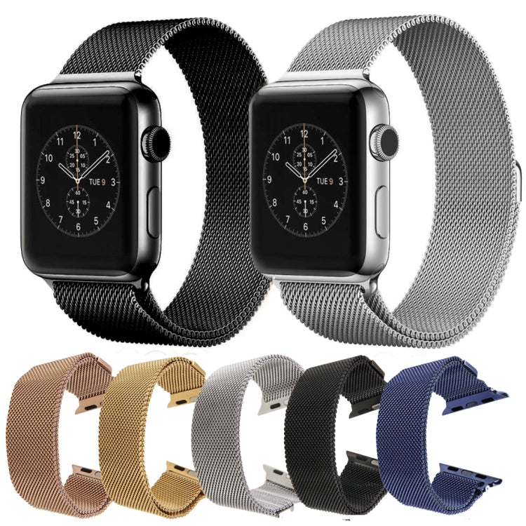 適用於 Apple Watch 38mm 米蘭尼斯磁吸不鏽鋼錶帶，適用於 Apple Watch 42mm / 41mm / 40mm / 38mm