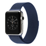 適用於 Apple Watch 42mm 米蘭尼斯磁吸不鏽鋼錶帶，適用於 Apple Watch 46mm / 49mm / 45mm / 44mm