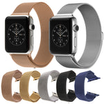 適用於 Apple Watch 42mm 米蘭尼斯磁吸不鏽鋼錶帶，適用於 Apple Watch 46mm / 49mm / 45mm / 44mm