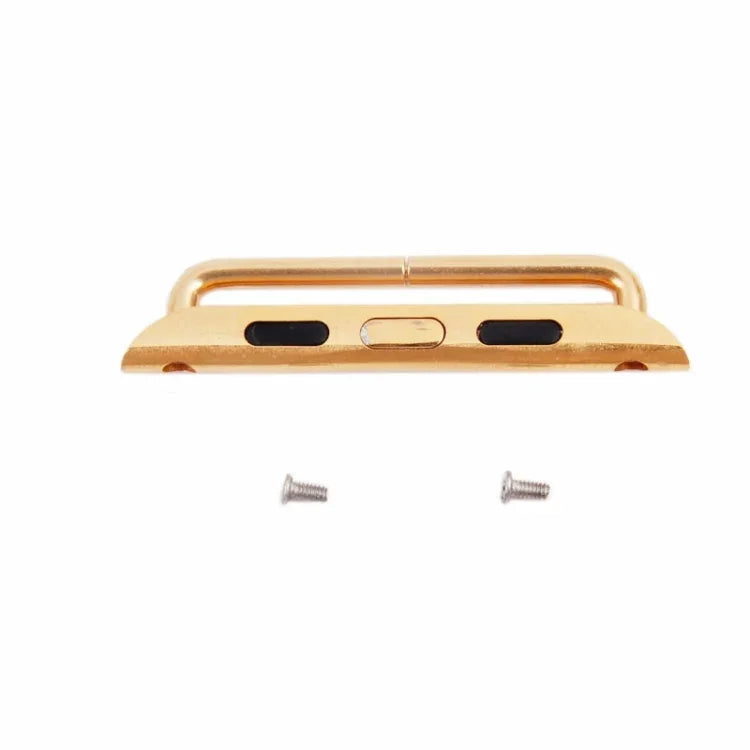 適用於 Apple Watch 38 / 40 / 41mm 金屬錶帶連接器金屬扣，一對