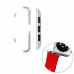 適用於 Apple Watch 42 / 44 / 45mm 金屬錶帶連接器金屬扣，一對