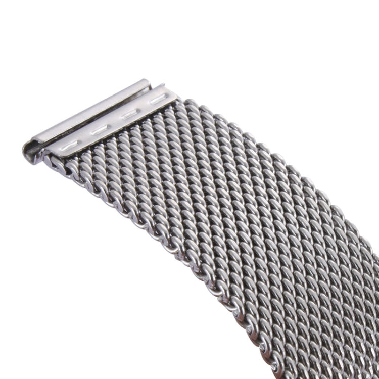 適用於 Apple Watch 42mm 米蘭尼斯經典扣不鏽鋼錶帶，僅與連接器（S-AW-3293）、S-AW-3323、S-AW-3323B 一起使用