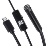 防水Micro USB內窺鏡蛇管檢查攝影機，帶6顆LED，適用OTG安卓手機，長度：1米，鏡頭直徑：7毫米，7mm