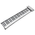 Datopal 61鍵可捲式軟鋼琴鍵盤 MIDI，61標準鍵 白色