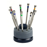 9件套0.5mm-2.5mm手錶維修螺絲刀工具組，9合1