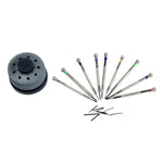9件套0.5mm-2.5mm手錶維修螺絲刀工具組，9合1