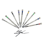 9件套0.5mm-2.5mm手錶維修螺絲刀工具組，9合1