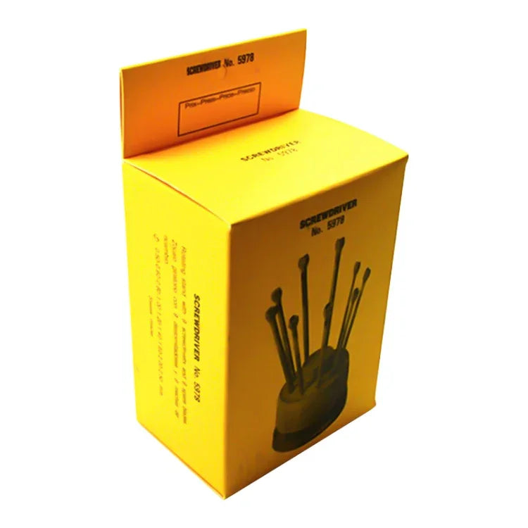 9件套0.5mm-2.5mm手錶維修螺絲刀工具組，9合1