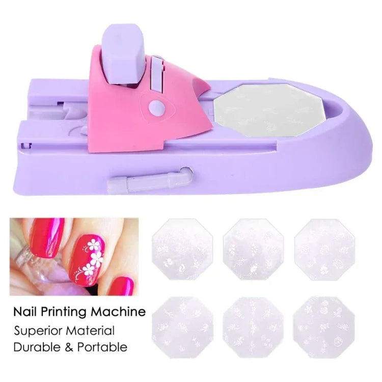 DIY 美甲印花印章機套裝