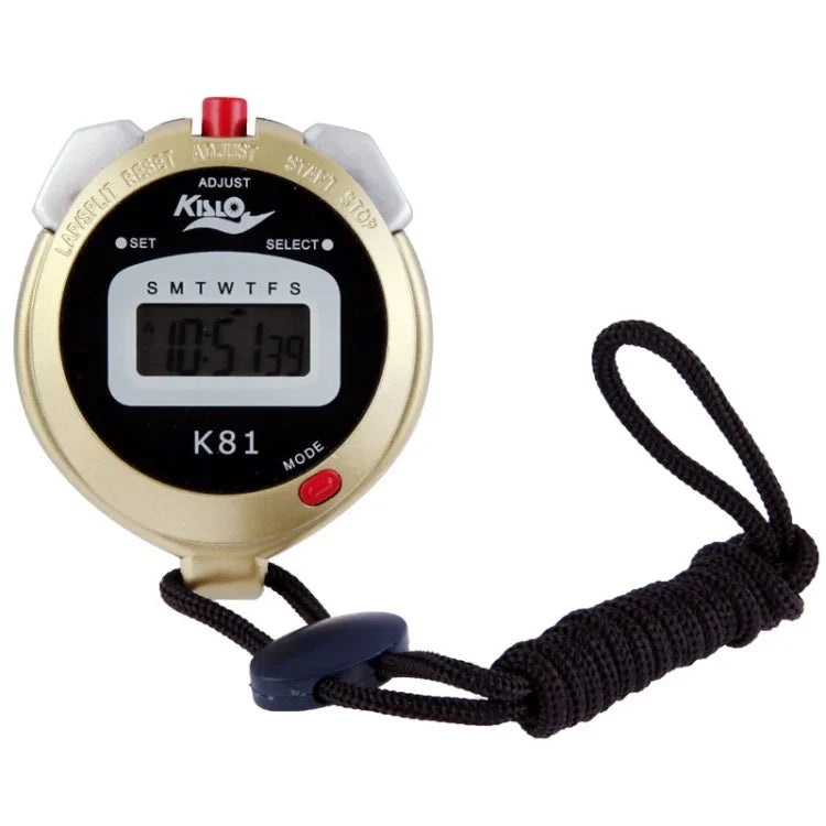 KISLO K81秒錶專業計時手持數字LCD運動計數器計時器，K81