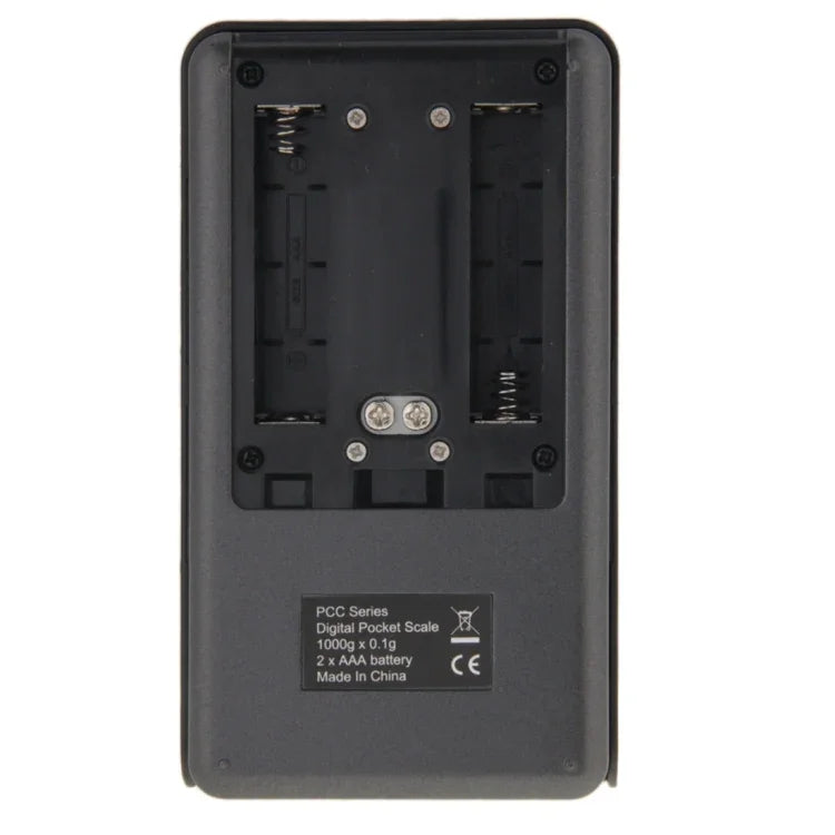2 合 1 電子口袋 1000g x 0.1g 珠寶數位秤＋計算機，帶數字 LCD 顯示，1000g x 0.1g