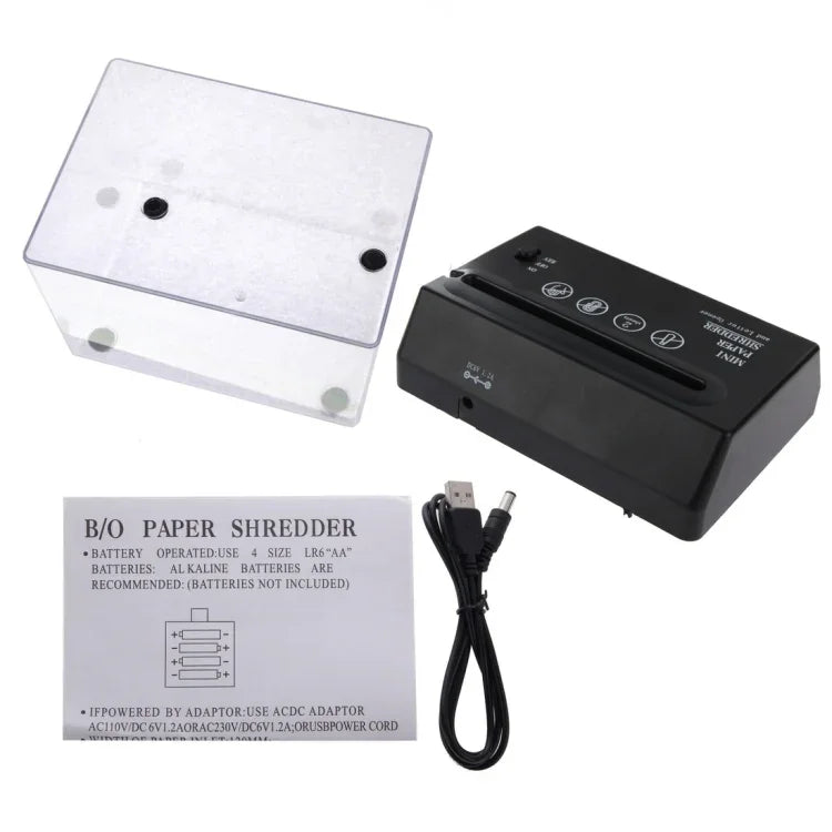 迷你 USB 碎紙機附開信刀，USB 碎紙機