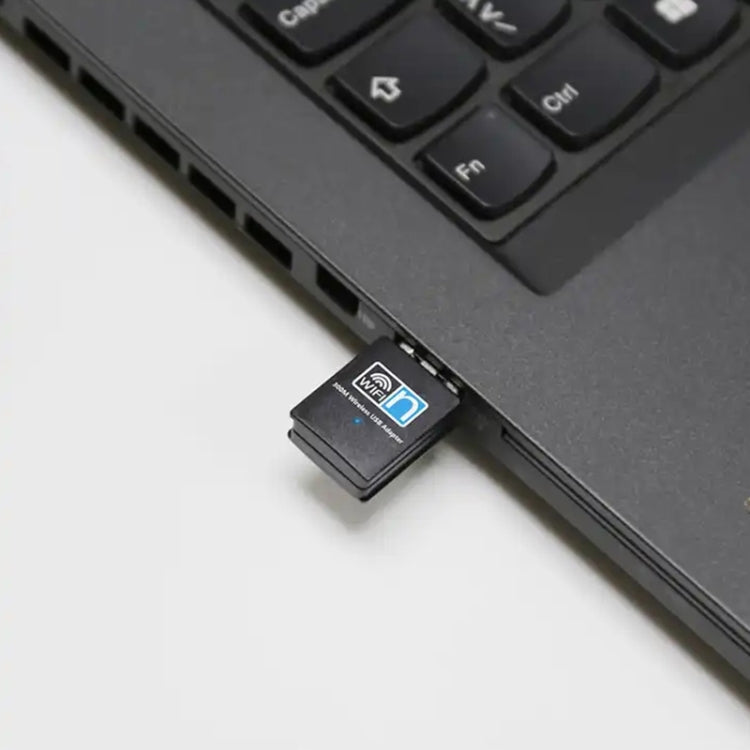 300Mbps 無線 802.11N USB 網路納米卡轉接器，卡轉接器