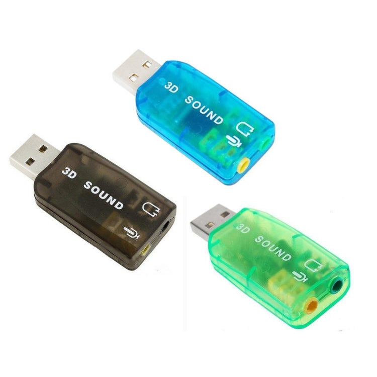 USB DSP 5.1 外接聲卡轉接器 單聲道（隨機顏色發貨）