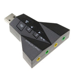 2.1 聲道 USB 音效轉接器（雙 USB 麥克風，雙 USB 耳機）