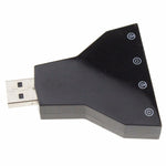 2.1 聲道 USB 音效轉接器（雙 USB 麥克風，雙 USB 耳機）